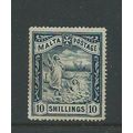 malta stamps hm 1899 sg 35 sg35 10/- wmk crown ...