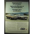1980 Mitsubishi Colt Sapporo, Sigma Car Ad