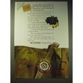 1989 Citizen Watch Ad - A quick glance at his watch reminded him the Outback