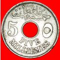 INDIA: EGYPT ★ 5 MILLIEMES 1335-1917! LOW START...