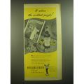 1945 Heublein's Club Cocktails Ad - It solves t...