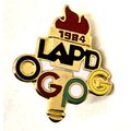 Los Angeles 1984 LAPD OGPG Olympic Security Pin...
