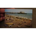 1960s Plastichrome Postcard - Beach & Palace Pi...