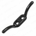 10x - 3"/90mm Black Steel Cleat Hooks Trailer B...
