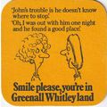 BEER MAT - GREENALL WHITLEY BREWERY - LOCAL BIT...