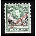 MALTA 1948 SG 247 5s BLACK AND GREEN FINE USED#1