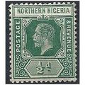 Northern Nigeria 1912 SG40 1/2d Deep Green Moun...