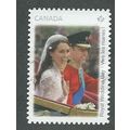 CAN 2011 (P) (S/A) 'ROYAL WEDDING' FINE USED (E...