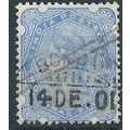India 1900 SG118 2a6p Ultramarine Good/Fine Use...