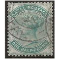 Natal 1884 SG97 1/2d Blue-Green Wmk Crown CA Fi...