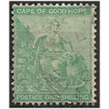 Cape of Good Hope 1885 SG53 1/- Green Wmk Crown...