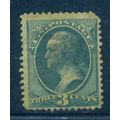 Used 158 3c George Washington Barely Clears M00227