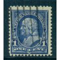 Used 264 1c Benjamin Franklin Barely Clears M02931