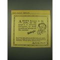 1915 Velvet Tobacco Ad - A Man's house is his c...