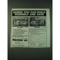 1988 Miles Homes: Grandview I and Nottingham Ad - Homes you can build yourself