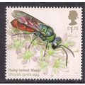 GB 2020 QE2 £1.70 Brilliant Bugs Ruby-Tailed Wa...