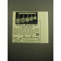 1958 Bazar Francais French Melter Set in Copper and Brass Advertisement