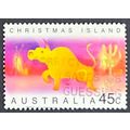 Christmas Island-1997 Year of the Ox Ox 2 Used