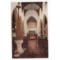 St Gregory's Church Interior Sudbury Postcard S...