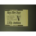 1960 Norton Book Advertisement - The Lovely Ambition by Mary Ellen Chase