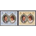 Jersey Charles and Diana Royal Wedding 2v 1981 ...