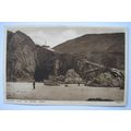 1928 sepia Postcard Plemont Caves & Bridge Jersey