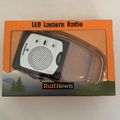 LED Lantern Radio AM/FM W Flashlight Chrome Pla...