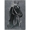 Horse - Dufex shiny finished postcard of a hors...