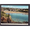 CORNWALL POST CARD - PORTH BEACH , NEWQUAY - NI...