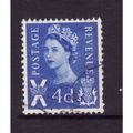 GREAT BRITAIN SCOTLAND 1967 SG S8 4d DEEP BRIGH...