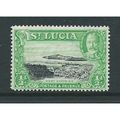 st.lucia stamps george v sg113 hm