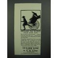 1930 Cunard Line & NYK Line Cruise Ad - Around ...