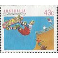 AUSTRALIA, SPORT, Skateboarding, blue 1990, 43c
