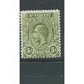 st.vincent stamps sg114 sg 114 wmk multiple cro...