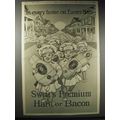 1914 Swift's Premium Ham and Bacon Ad - On East...