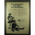 1966 Insurance Company of North America INA Ad - Kids