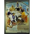 1972 Union-Castle Cruise Ad - For Lovers of Good Living