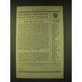 1933 Columbia University Home Study Courses Ad - Take the next step