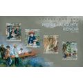 CENTRAL AFRICA 2014 SHEET MNH RENOIR ART PAINTI...