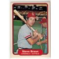 1982 Fleer baseball card 111 Steve Braun- Cardi...