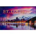 Saint Louis River Front Missouri Glass Fridge M...
