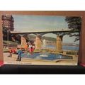 FOUNTAIN AND SPA BRIDGE, Scarborough, Yorkshire...