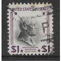 USA 1938 PRESIDENTIAL SERIES $1 BLACK & PURPLE ...