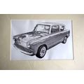 LIMITE EDITION SKETCH PRINT FORD ANGLIA (1)