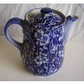 Antique Royal Doulton Blue Chintz Calico Coffee...