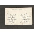 Genealogy Postcard Mrs F Evans 1 Rookery Terrac...