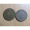 1964f 2 Pfennig Germany Coin