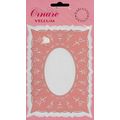 Marianne. Ornare Vellum Pricking Template. Card...