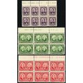 146-48, Mint VF NH Plate Blocks of Six Stamps -...