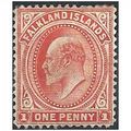 Falkland Islands 1904 SG44 1d Vermillion Mounte...
